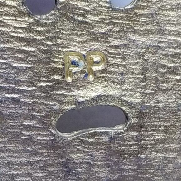 Vintage Gold Tone Face Charm Faux Pearl Beaded Bracelet, Round Disc, Retro - Picture 4 of 6